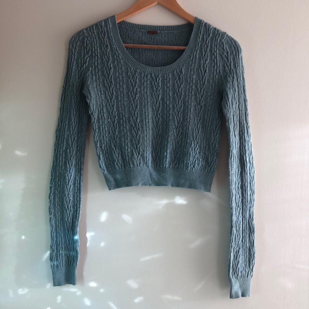 Vintage free people cropped sweater